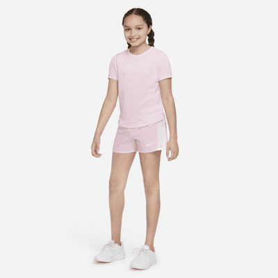 Nike One Older Kids' (Girls') Dri-FIT Short-Sleeve Training Top