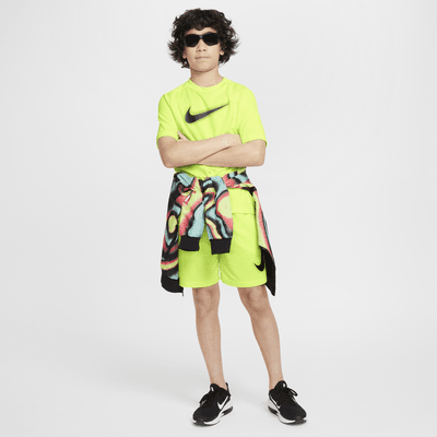 Playera de entrenamiento con gráfico Dri-FIT para niño talla grande Nike Multi