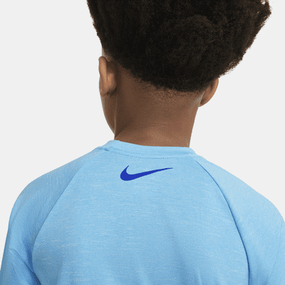 Nike Big Kids' Short-Sleeve Hydroguard Swim Shirt