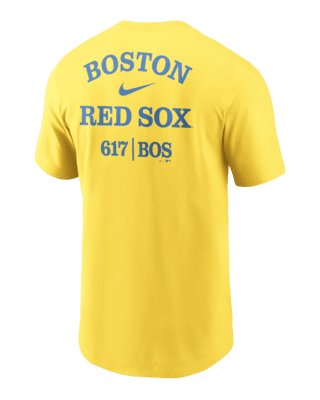 Men's Nike Yellow Boston Red Sox 2022 City Connect Legend Performance T-Shirt