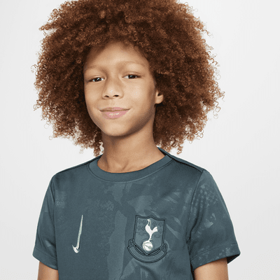 Tottenham Hotspur Academy Pro Üçüncü Nike Dri-FIT Maç Öncesi Genç Çocuk Futbol Üstü