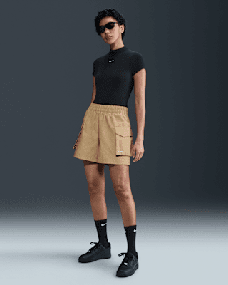 Женские шорты Nike Sportswear Essential Woven High-Waisted 5" Cargo Shorts