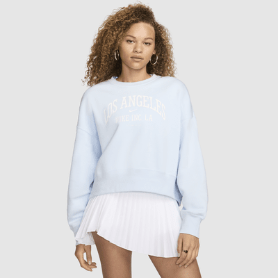 Nike Sportswear Phoenix Fleece Women's Over-Oversized Crew-Neck Graphic Sweatshirt