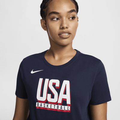 Playera de práctica de básquetbol Nike Dri-FIT para mujer USA