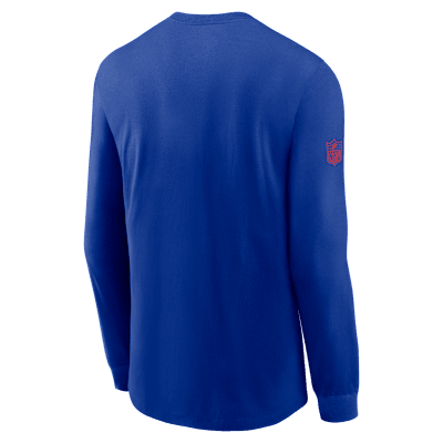 Buffalo Bills Sideline Team Issue Men's Nike Dri-FIT NFL Long-Sleeve T-Shirt