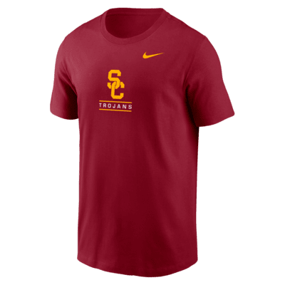 Playera universitaria Nike para hombre USC Trojans