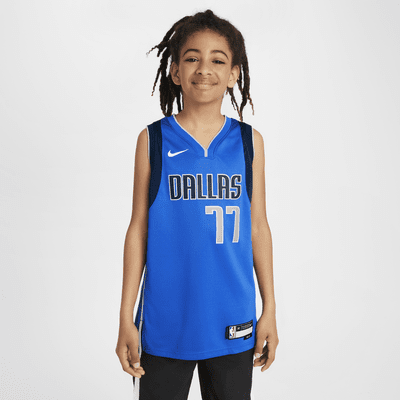 Koszulka dla dużych dzieci Nike NBA Swingman Dallas Mavericks 2023/24 Icon Edition