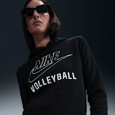 Sudadera con gorro sin cierre de vóleibol para mujer Nike