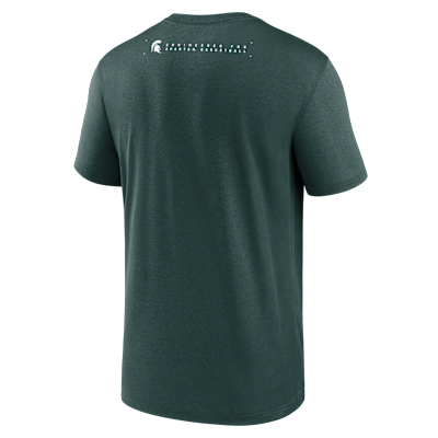 Playera universitaria Nike Dri-FIT para hombre Michigan State Courtside Basketball Legend