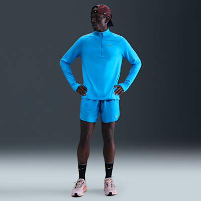 Playera de correr Dri-FIT de cierre de 1/4 para hombre Nike Stride