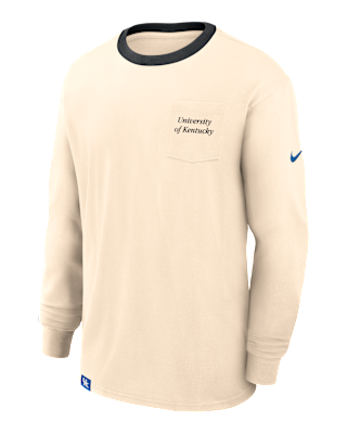 Мужская футболка Kentucky Athletic Prep Max90 Pocket Logo Nike College Long-Sleeve