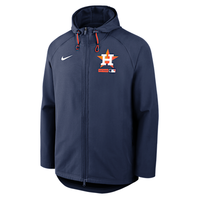 Houston Astros Authentic Collection Men's Nike Therma-FIT MLB Full-Zip Hooded Jacket