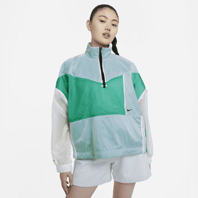 nike woven sheer logo jacket