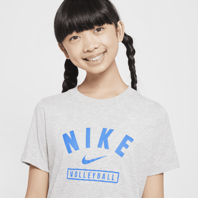 Playera de vóleibol para niños talla grande Nike