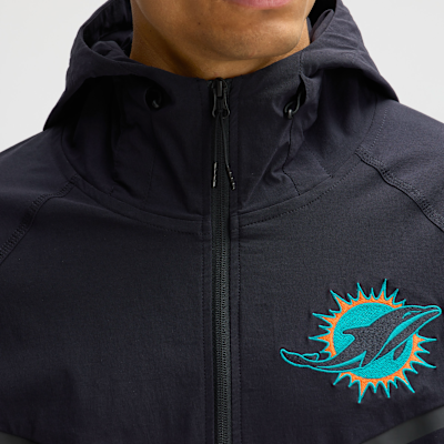 Miami Dolphins Rivalries Collection Tech Men's Nike NFL Full-Zip Jacket