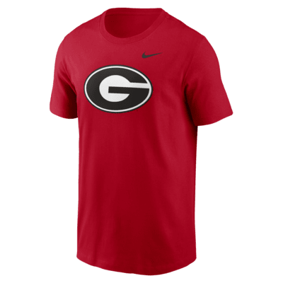 Playera universitaria Nike para hombre Georgia Bulldogs Primetime Evergreen Logo