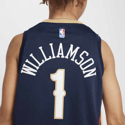 Koszulka dla dużych dzieci Nike NBA Swingman New Orleans Pelicans 2023/24 Icon Edition