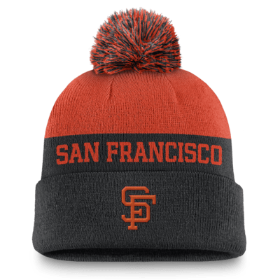 San Francisco Giants Rewind Peak Men's Nike MLB Cuffed Pom Beanie