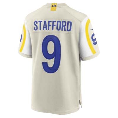 Jersey de fútbol americano Game para hombre NFL Los Angeles Rams (Matthew Stafford)