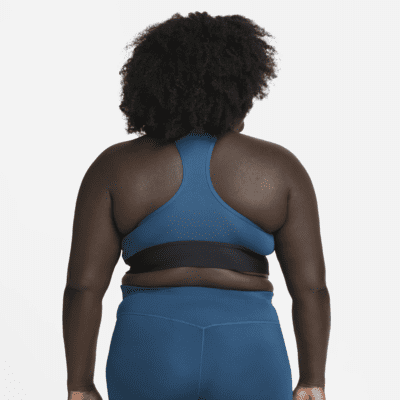 Nike Swoosh Women's Medium-Support 1-Piece Padded Longline Sports Bra (Plus Size)