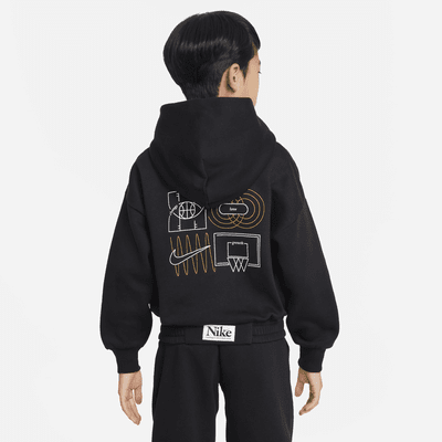 Nike Culture of Basketball Big Kids' Oversized Pullover Basketball Hoodie