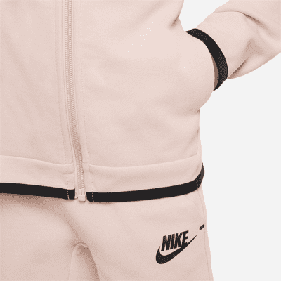 Σετ μπλούζα με κουκούλα και παντελόνι Nike Sportswear Tech Fleece για νήπια