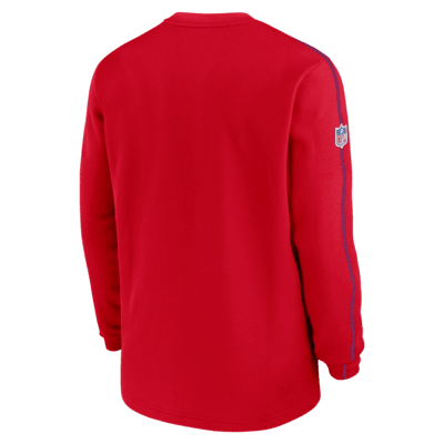 New England Patriots Logo Coach Men’s Nike NFL Long-Sleeve Top