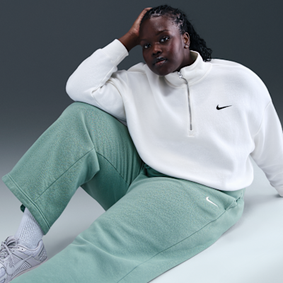 Pantalon taille haute Nike Sportswear Phoenix Fleece pour femme (grande taille)