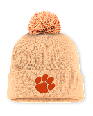 Мужские  Clemson Primetime Campus Toned Nike College Cuffed Pom Beanie