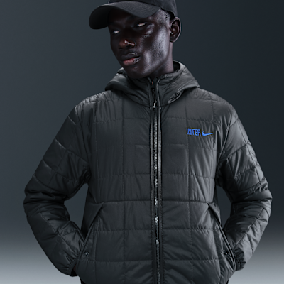 Giacca Nike Football con cappuccio e imbottitura sintetica Inter – Uomo