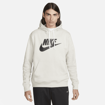 Sudadera con gorro sin cierre con estampado para hombre Nike Sportswear Club Fleece