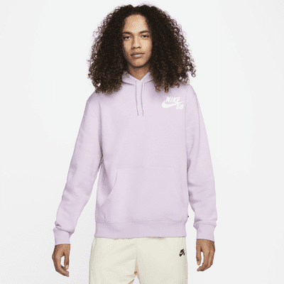 lavender nike fleece hoodie