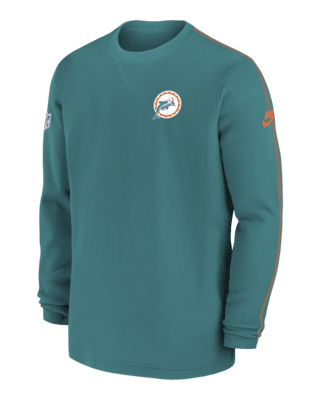 Мужские  Miami Dolphins Logo Coach Men’s Nike NFL Long-Sleeve Top