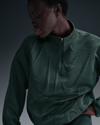 Sweat oversize cosy à logo et 1/4 de zip Nike Sportswear Collection pour femme