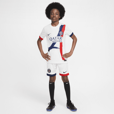 Short de foot Replica Nike Dri-FIT Paris Saint-Germain 2024/25 Stadium Extérieur pour ado