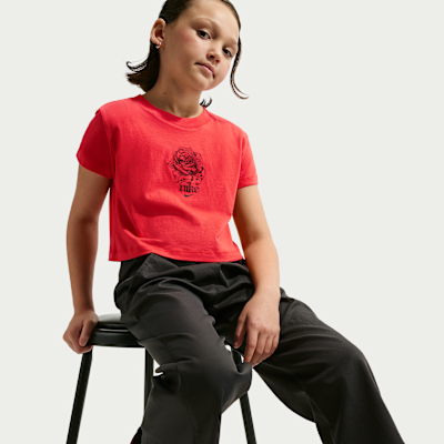 Nike Sportswear Older Kids' (Girls') Cropped T-Shirt