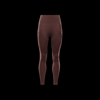 Damskie legginsy 7/8 z wysokim stanem i kieszeniami Therma-FIT Nike Go