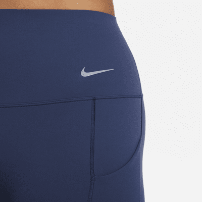 Leggings de largo completo y tiro alto de media sujeción con bolsillos para mujer Nike Universa