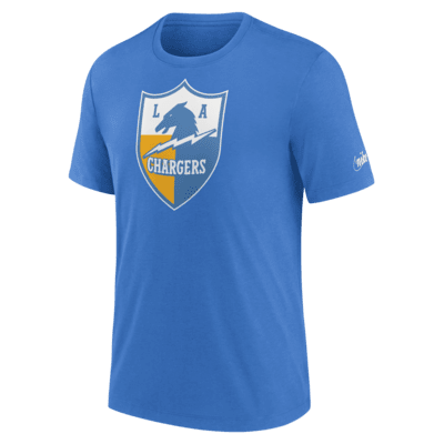 Playera Nike de la NFL para hombre Los Angeles Chargers Rewind Logo ...