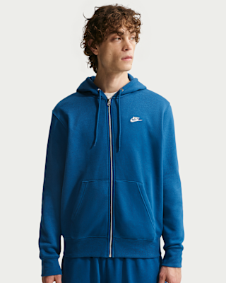Мужское худи Nike Club Full-Zip Fleece Hoodie