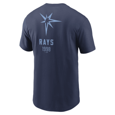 Tampa Bay Rays Large Logo Back Stack Men's Nike MLB T-Shirt