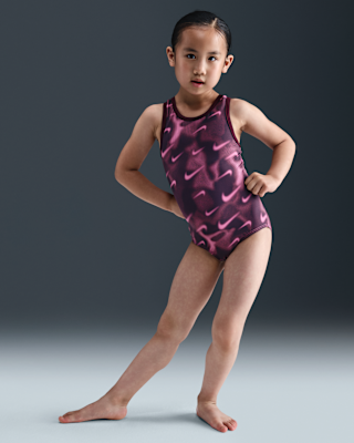Nike Gymnastics Nike Smoky Swoosh Training Leotard для тренировок