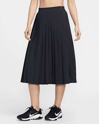 Gant Women Cream Striped Regular Fit Pleated Skirt