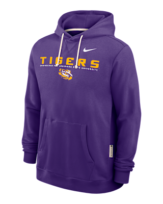Мужское худи LSU Sideline Nike Dri-FIT College Pullover Hoodie