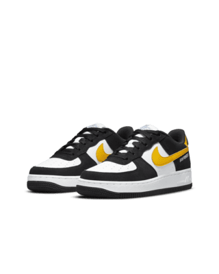 Nike Kid's Air Force 1 LV8 Utility Shoes - Black / White — Just For Sports