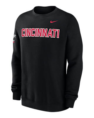 Мужской свитшот Cincinnati Club Fleece Nike College Crew-Neck