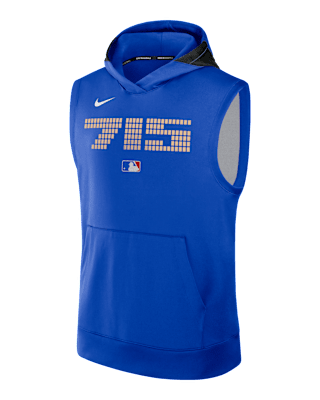 Мужское худи Atlanta Braves Authentic Collection City Connect Men’s Nike Dri-FIT MLB Sleeveless Pullover Hoodie