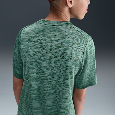 Playera de manga corta Dri-FIT para niños talla grande Nike Multi