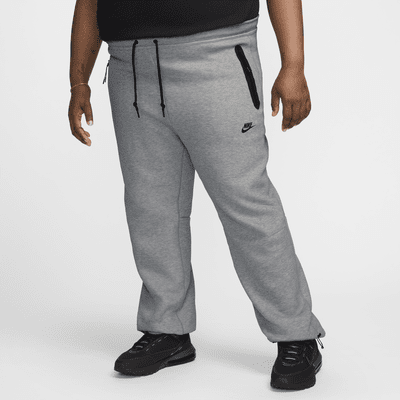 Pants de tejido Fleece con dobladillo abierto para hombre Nike Tech