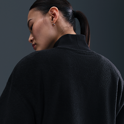 Nike Sportswear Phoenix Plush Women's Cozy Fleece Oversized Mock-Neck Top